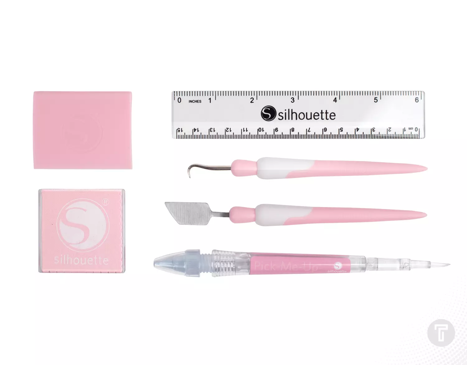 Silhouette toolkit pink inhoud
