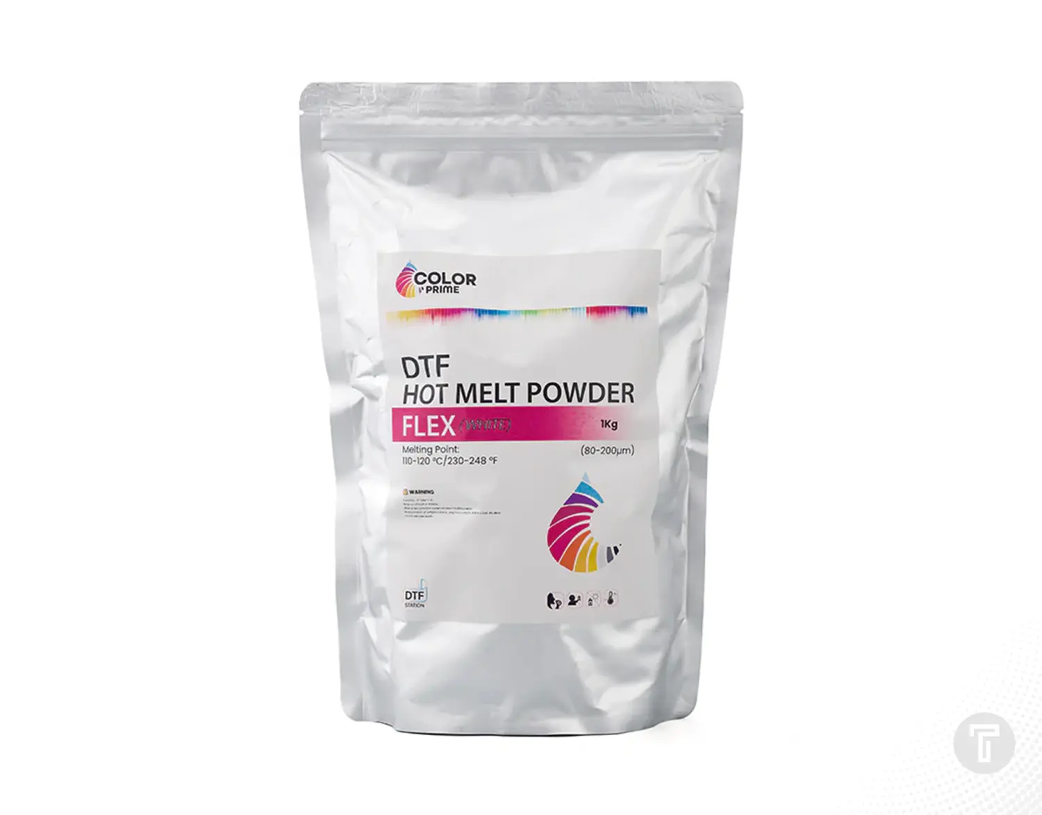 Color prime dtf hot melt flex 1kg front