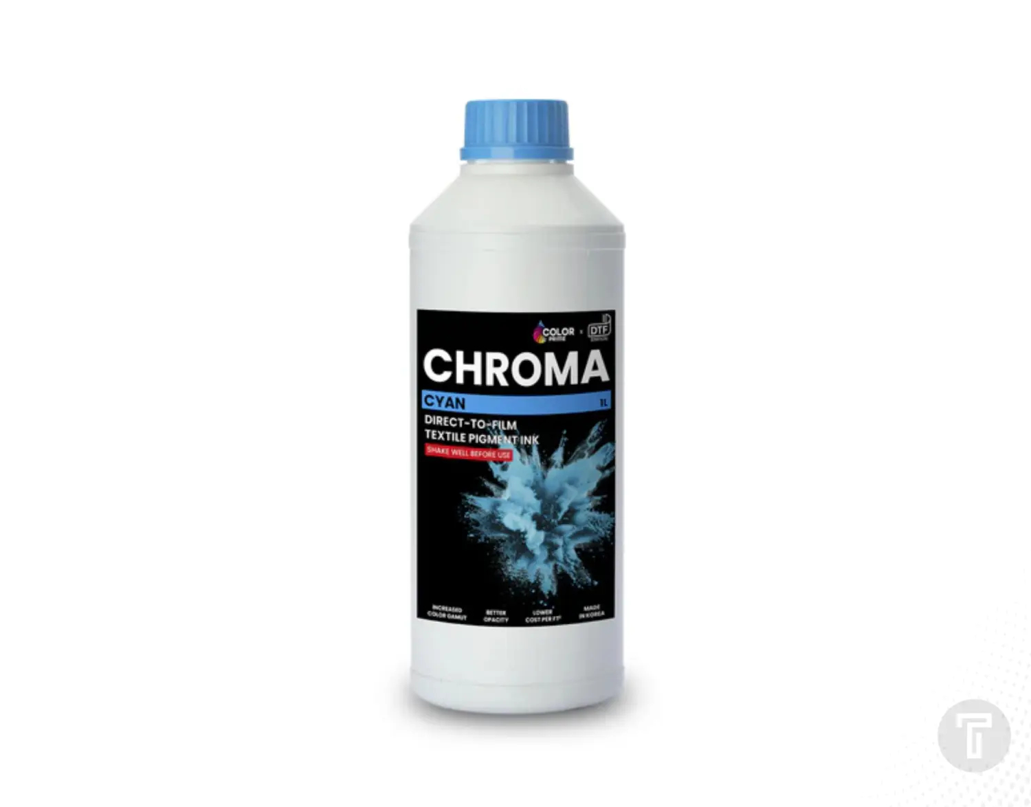 Color prime chroma inkt cyan