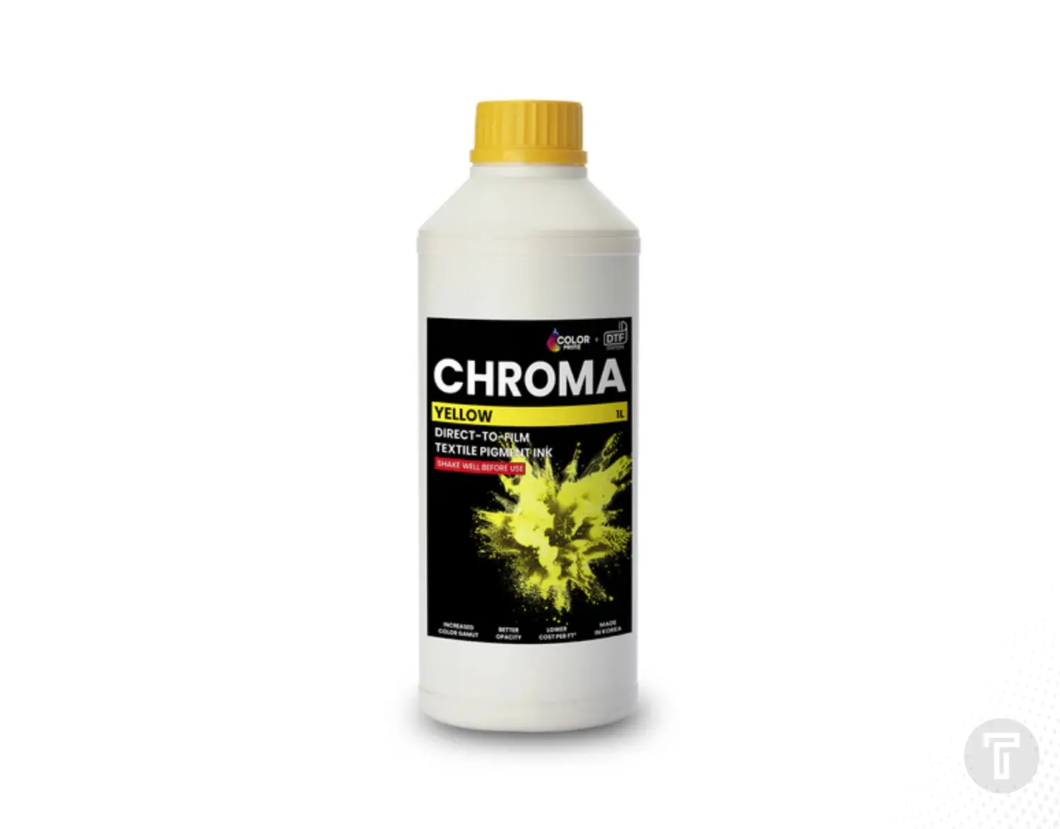 Color prime chroma inkt yellow