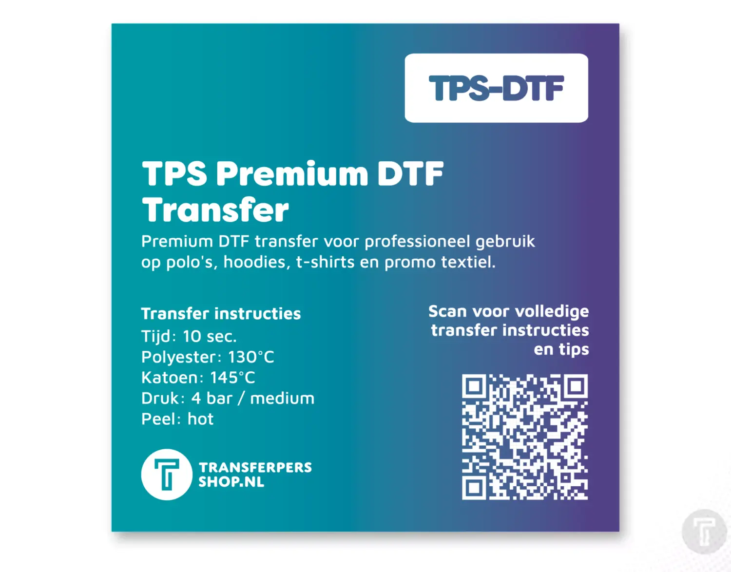 Premium dtf transfer settings