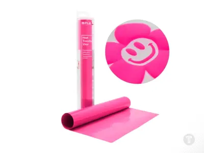 B flex puff neon pink flexfolie