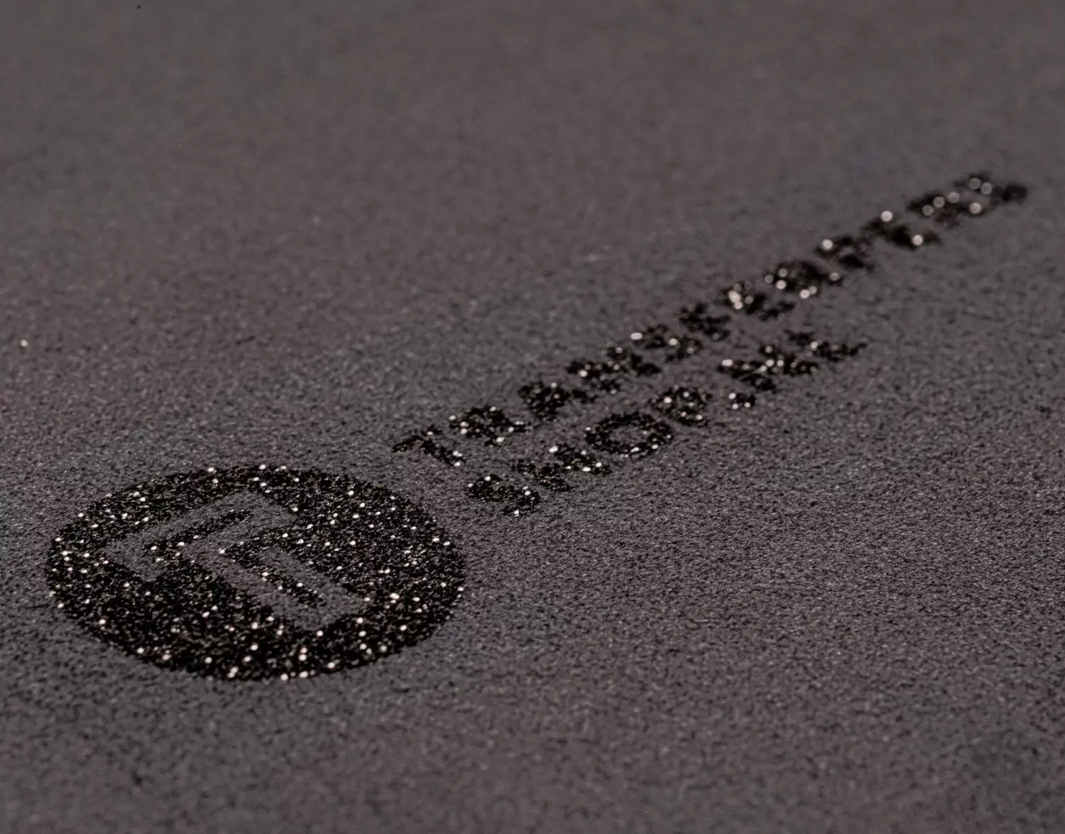 Stahls cad cut glitter black 928 flexfolie detail