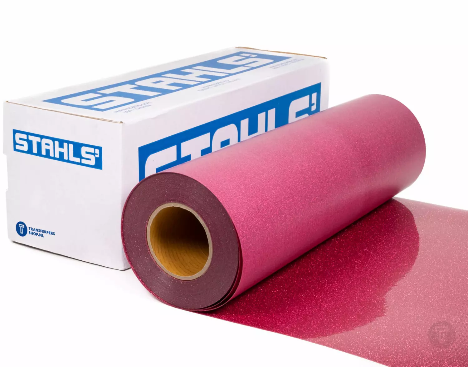 Stahls cad cut glitter 927 pink flexfolie detail
