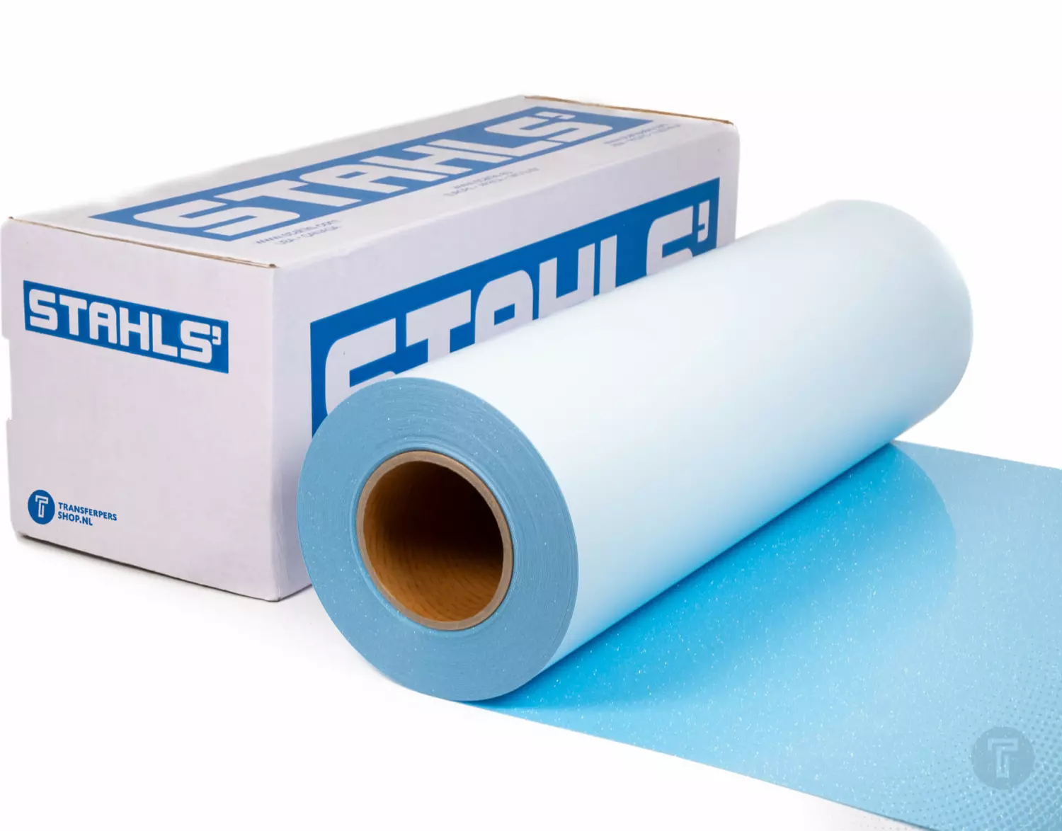 Stahls cad cut glitter 938 neon blue flexfolie detail