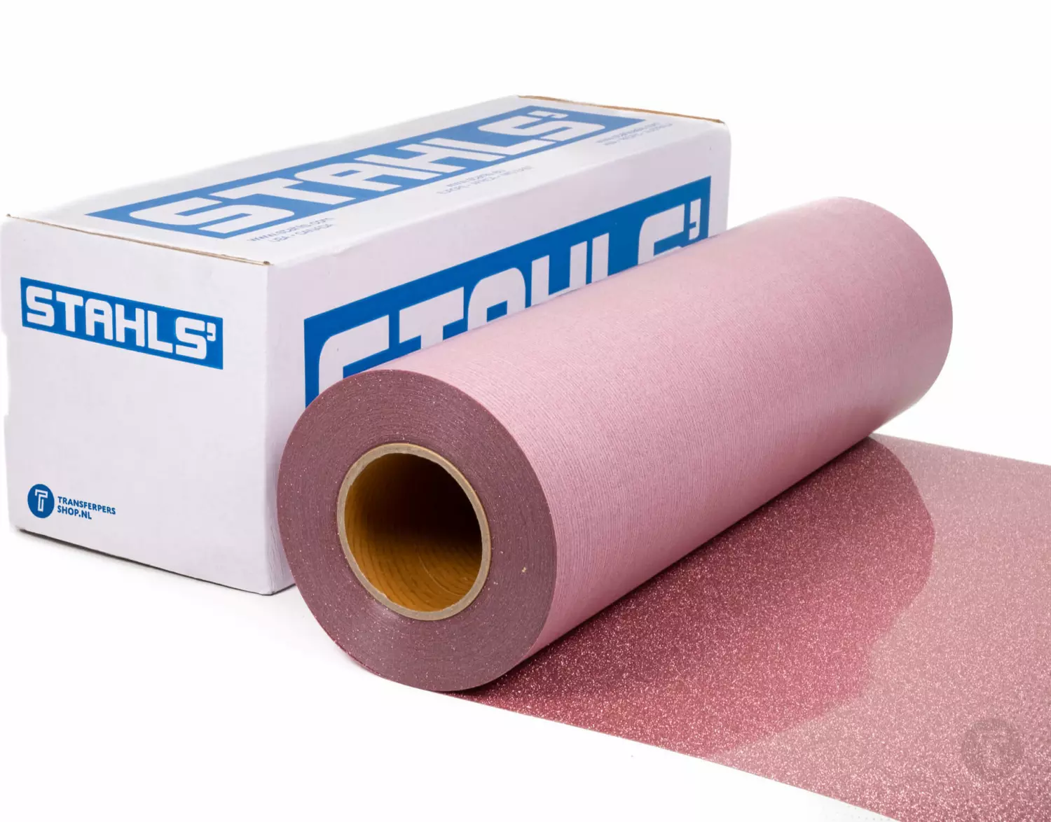 Stahls cad cut glitter 957 rose gold flexfolie detail
