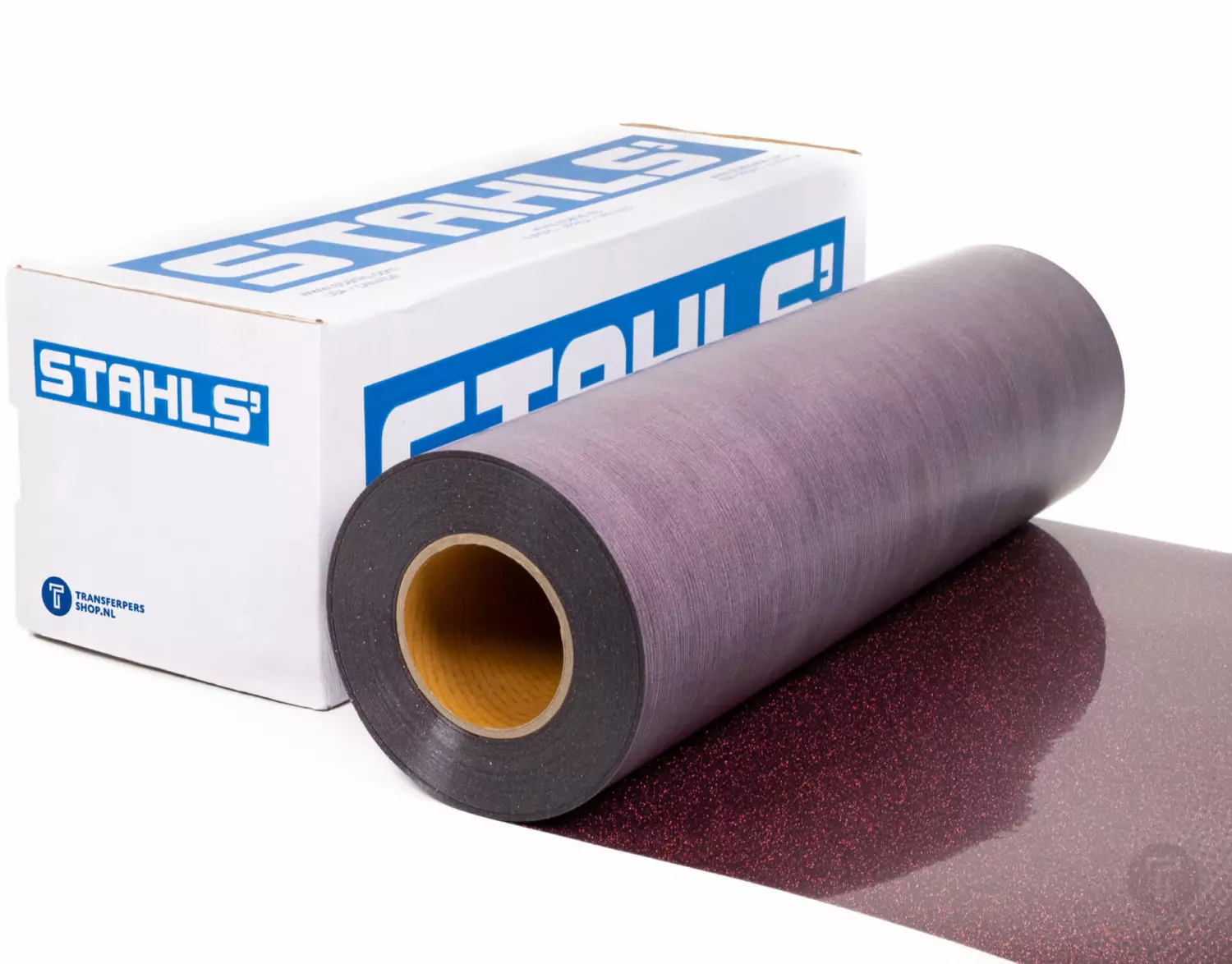 Stahls cad cut glitter 958 burgundy flexfolie detail