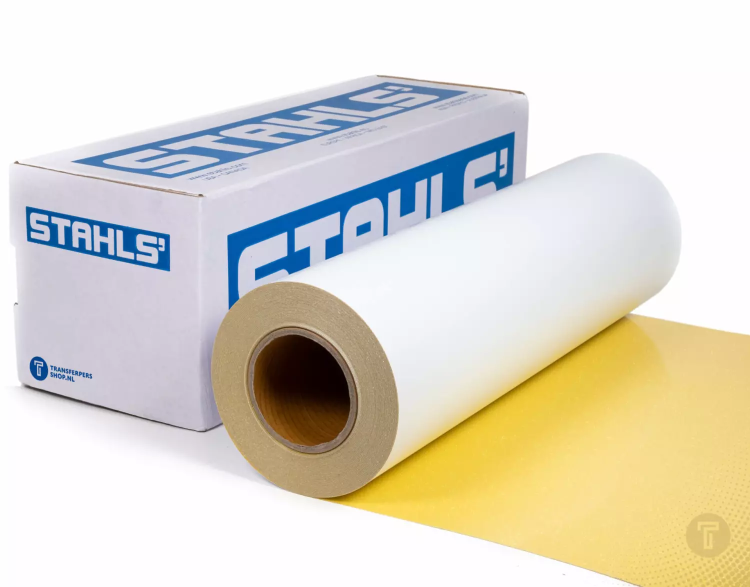 Stahls cad cut glitter 961 pale yellow flexfolie detail