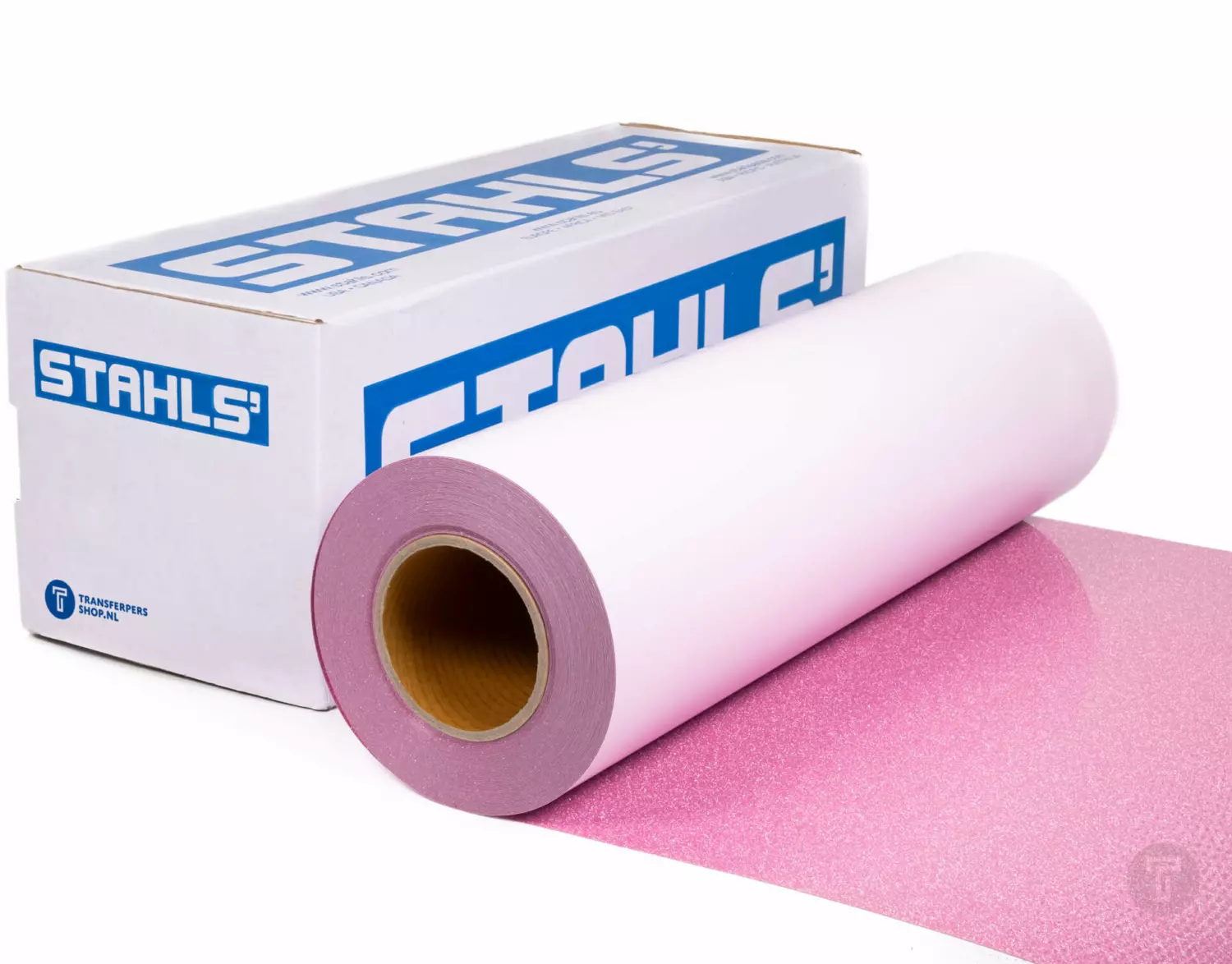 Stahls cad cut glitter 966 medium pink flexfolie detail