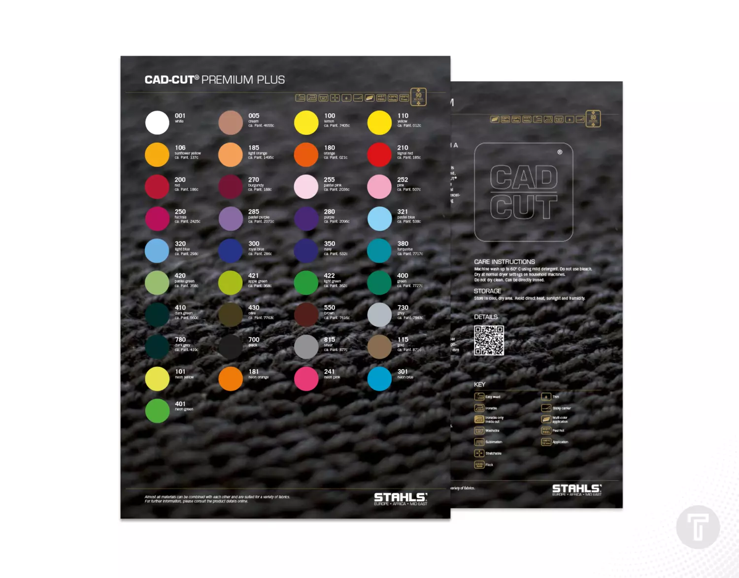 Stahls cad cut premium plus kleurenkaart