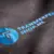 Stahls hot stamp folie sapphire blue detail