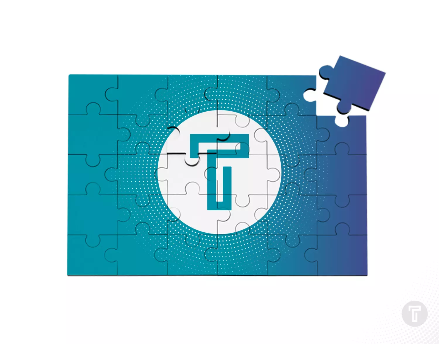 Sublimatie puzzle detail