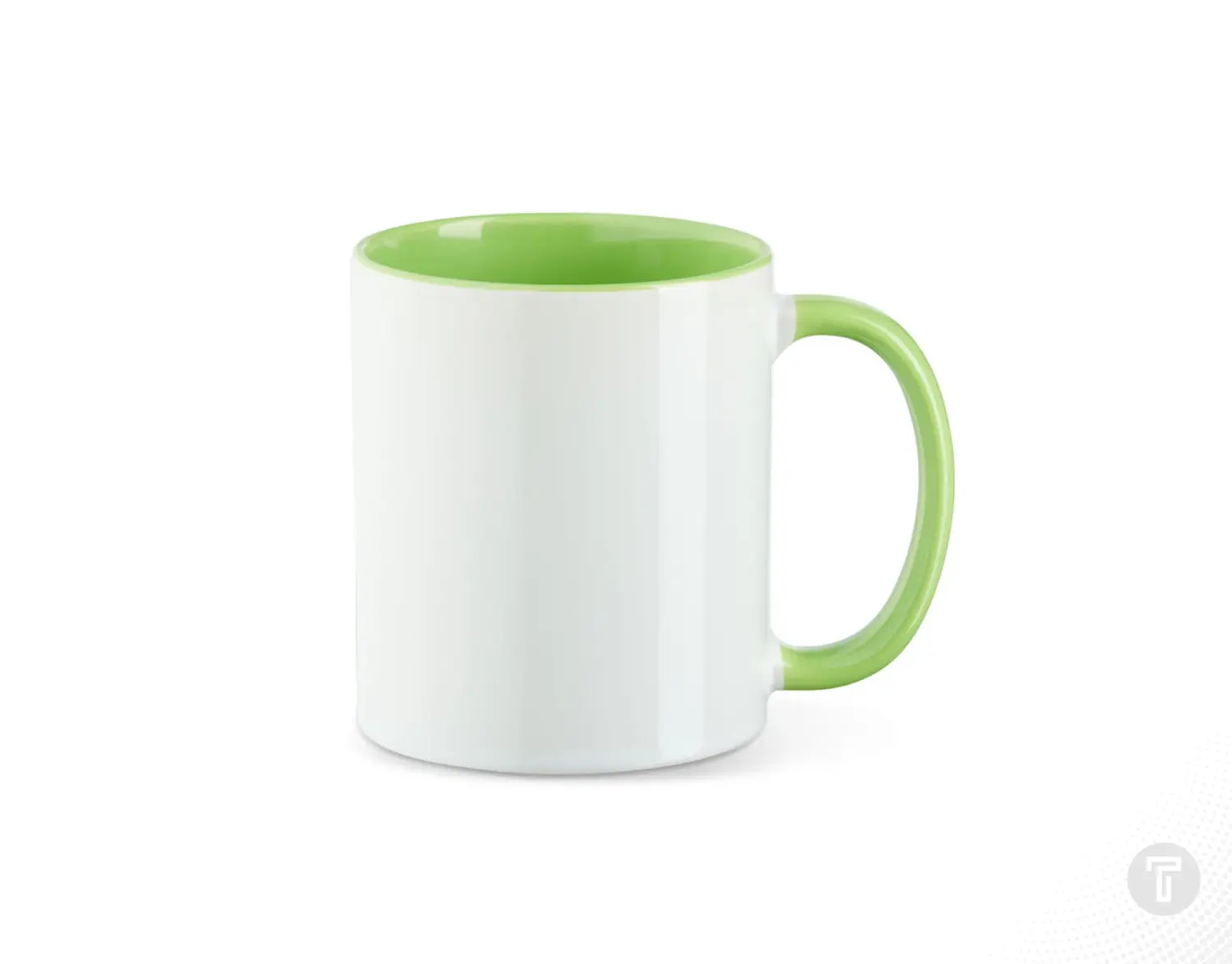 Sublimatie mok two tone licht groen
