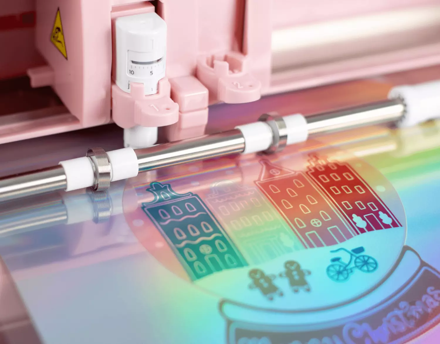 Silhouette holographic sticker sheets 8 detail
