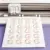 Silhouette printable white sticker paper detail