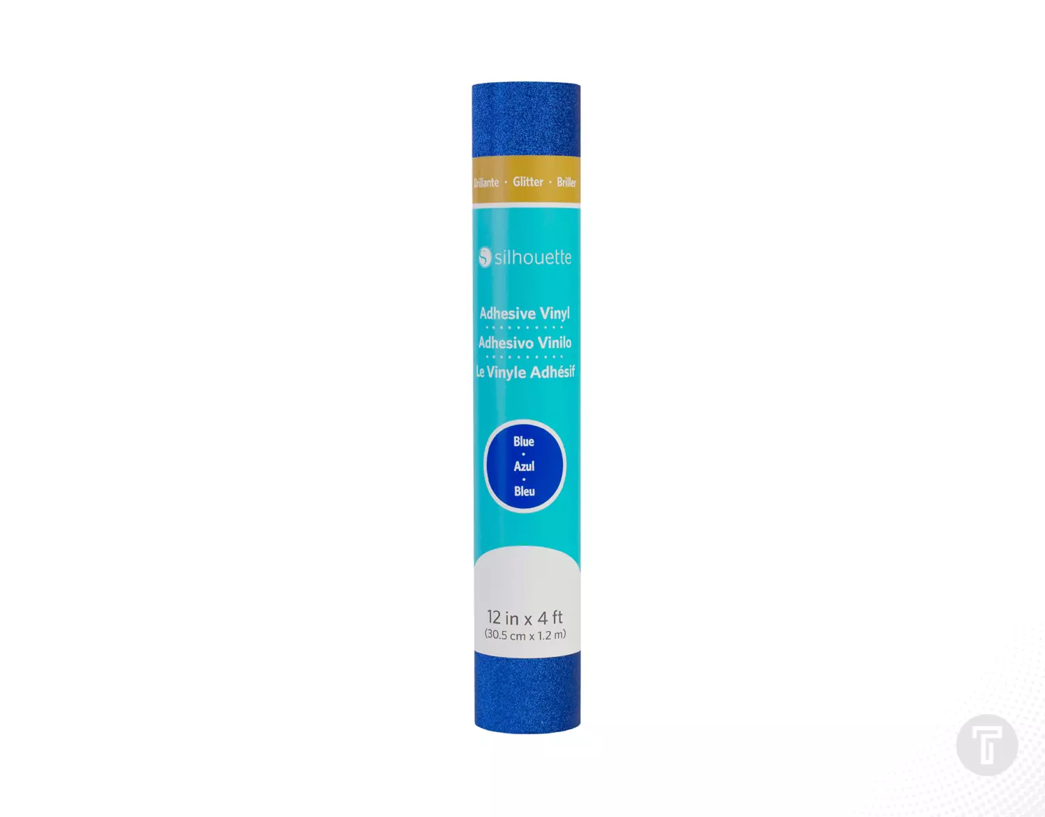 Silhouette glitter vinyl blue 12 inch